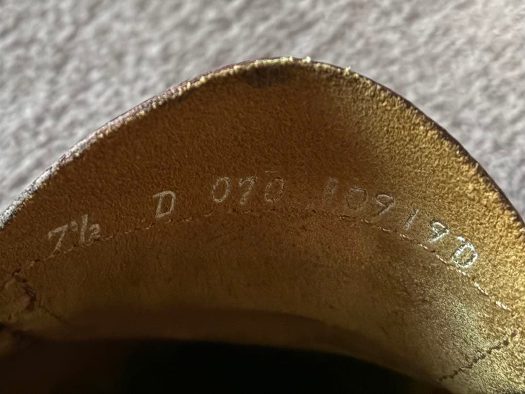 【値下相談可】GHBASS LARSON　バーガンディ US7.5 25.5cm