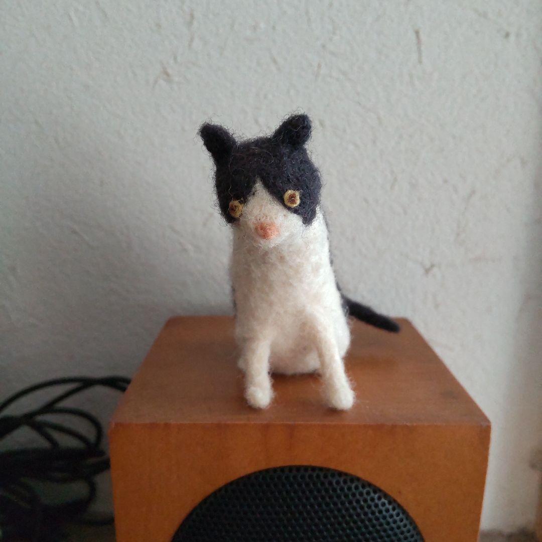 フェルト作家poppetさん 少年と猫 - メルカリ