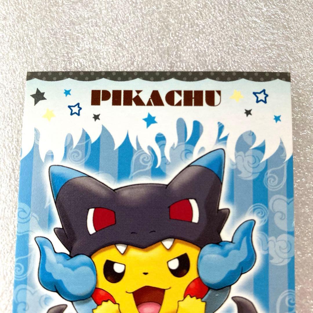 ポケモンセンター ポンチョを着たピカチュウ 名刺カード メガ