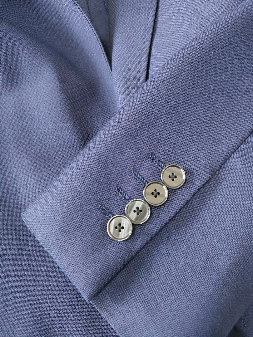 STUDIO by DURBAN 青 ジャケット 94A6 - メルカリ