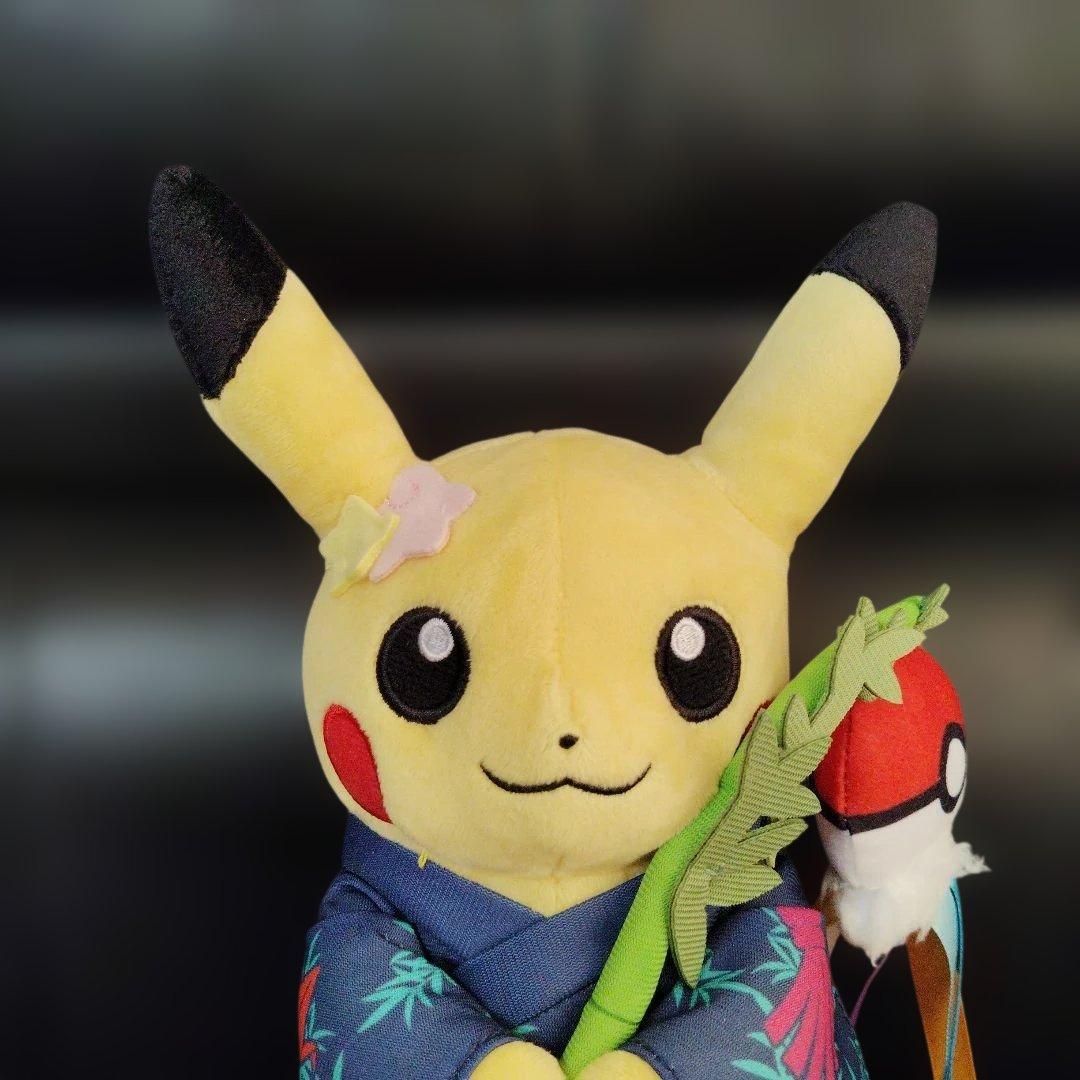 ポケモン☆♥七夕まつりごっこピカチュウ♥☆ぬいぐるみ☆ポケモン