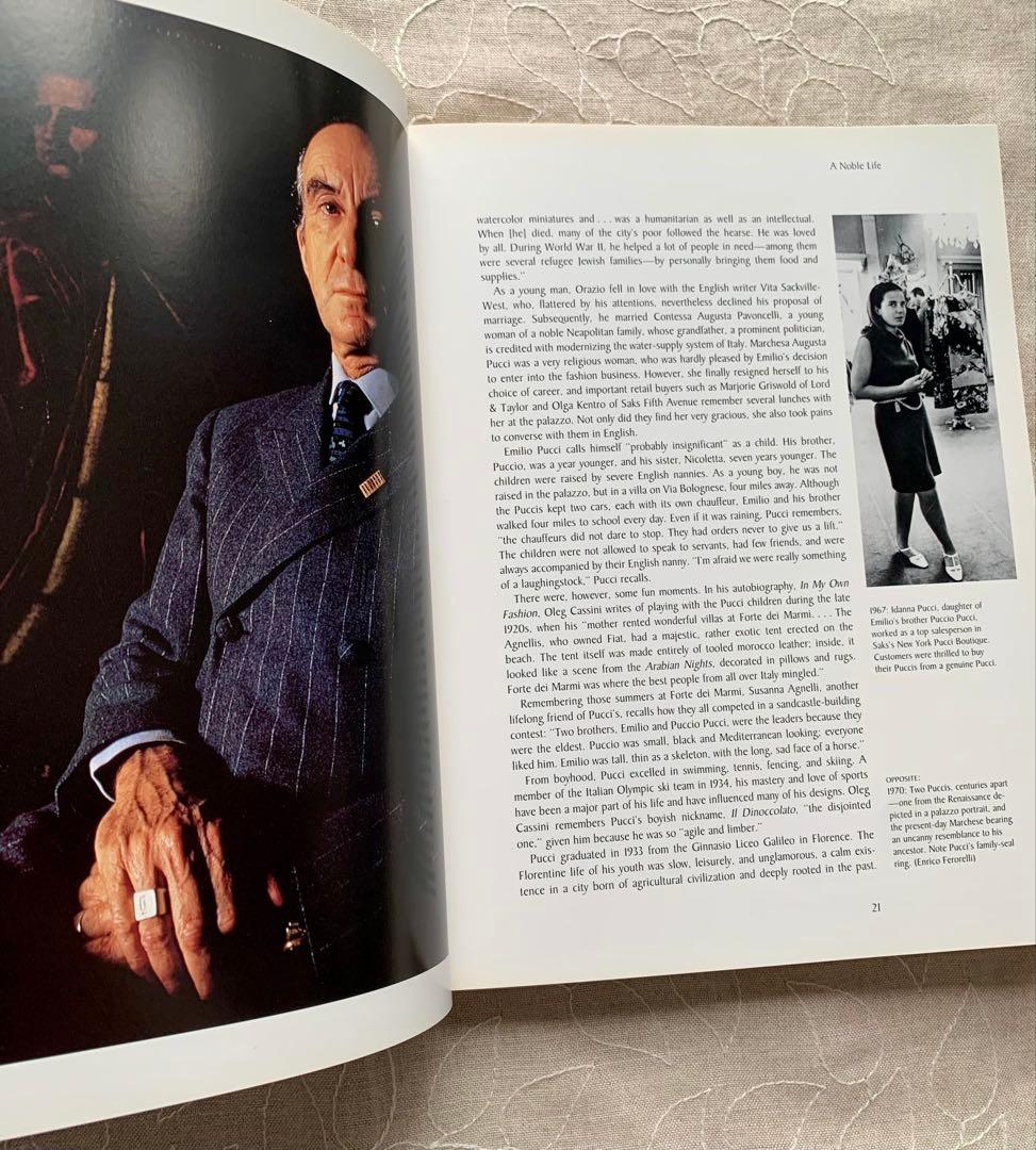 エミリオ・プッチ ファッションブック 1991年 ファッション写真