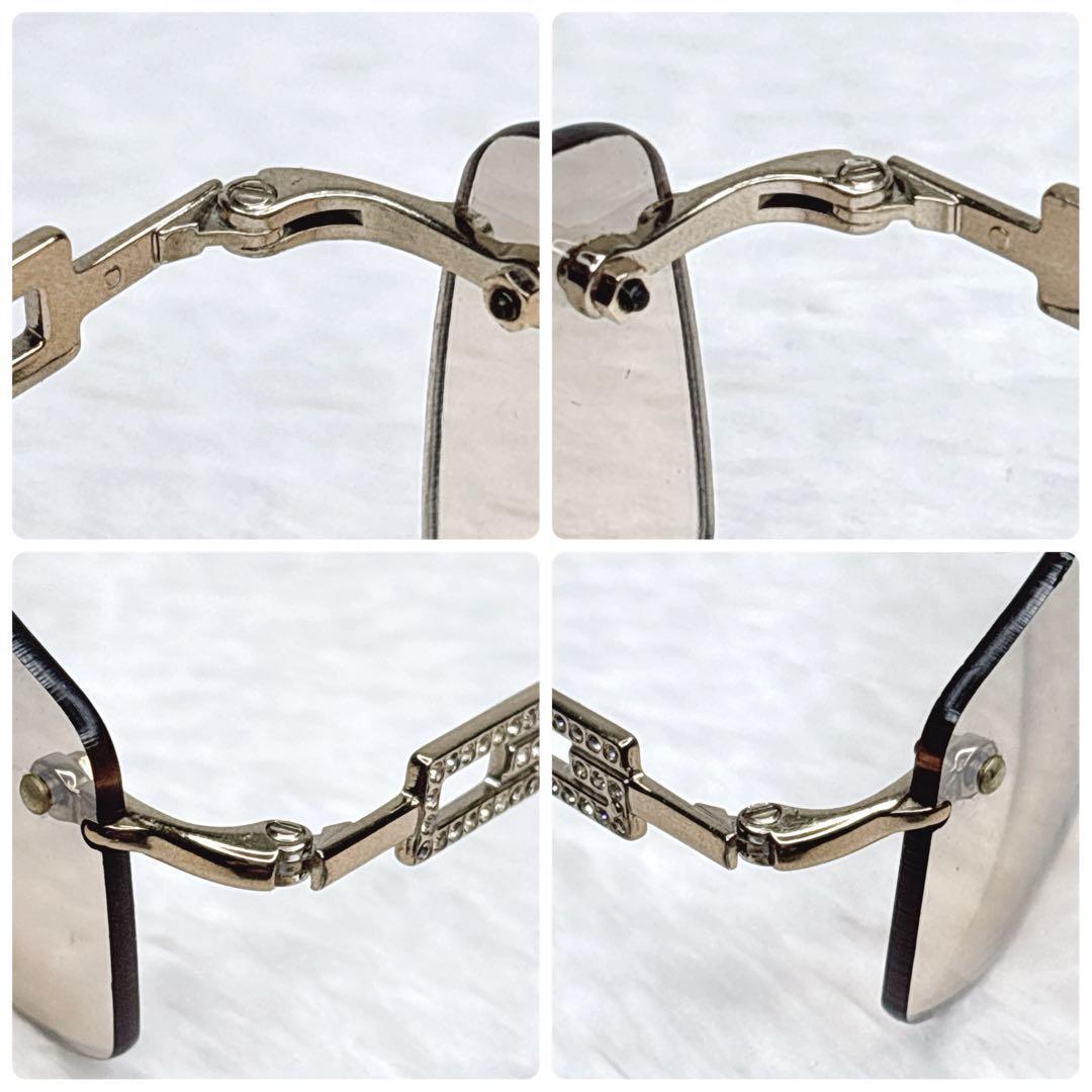 GUCCI linestone rimless サングラス y2k 00s ファッション レディース