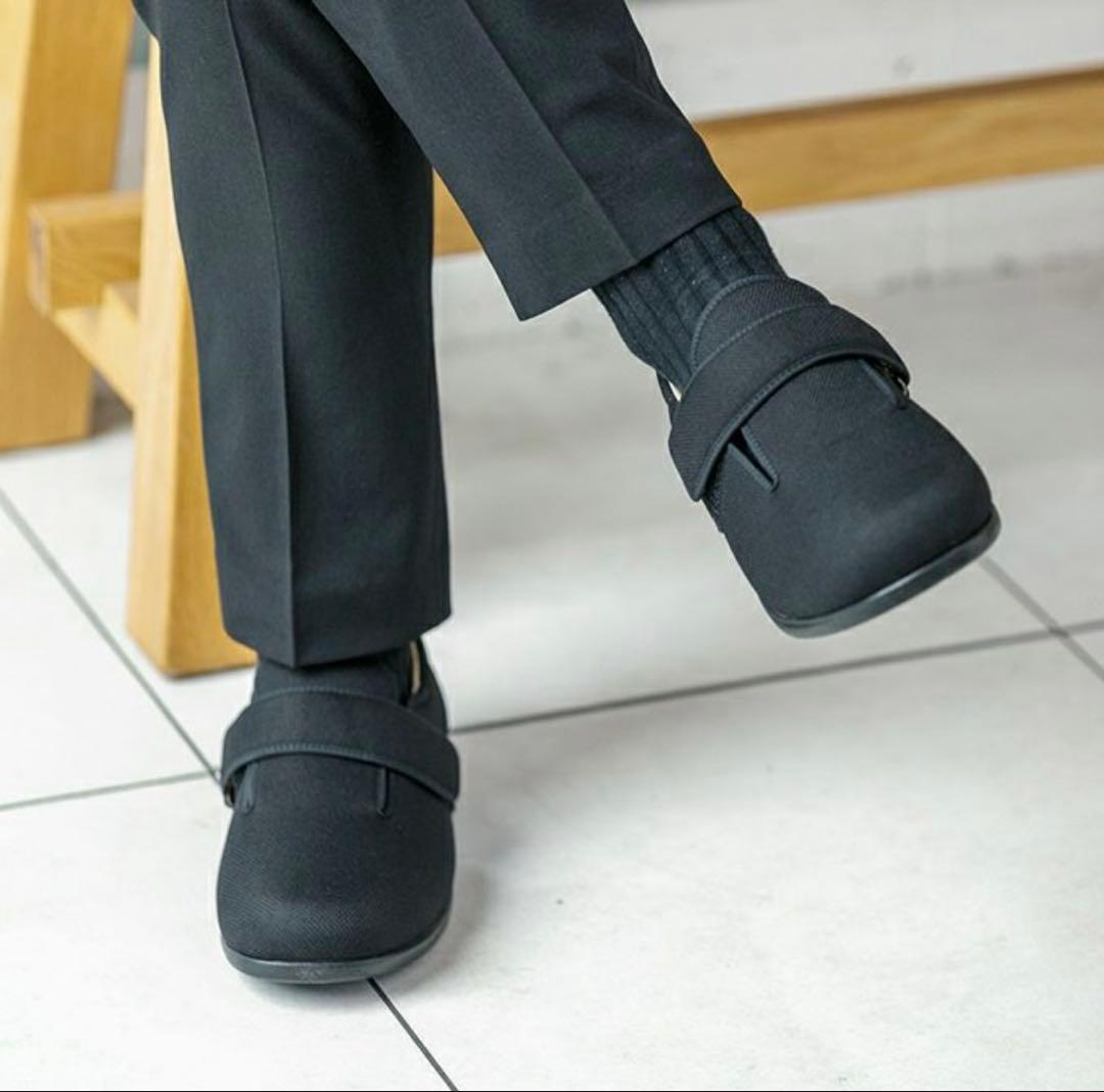 AYUMI 介護用シューズ M 22.0〜22.5cm 黒