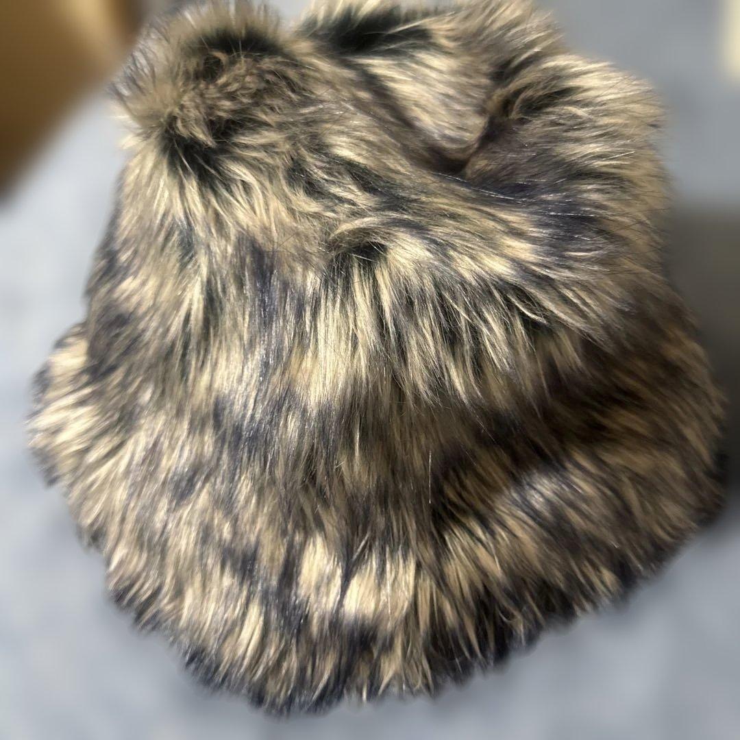 dries van noten ファーバケットハット - メルカリ