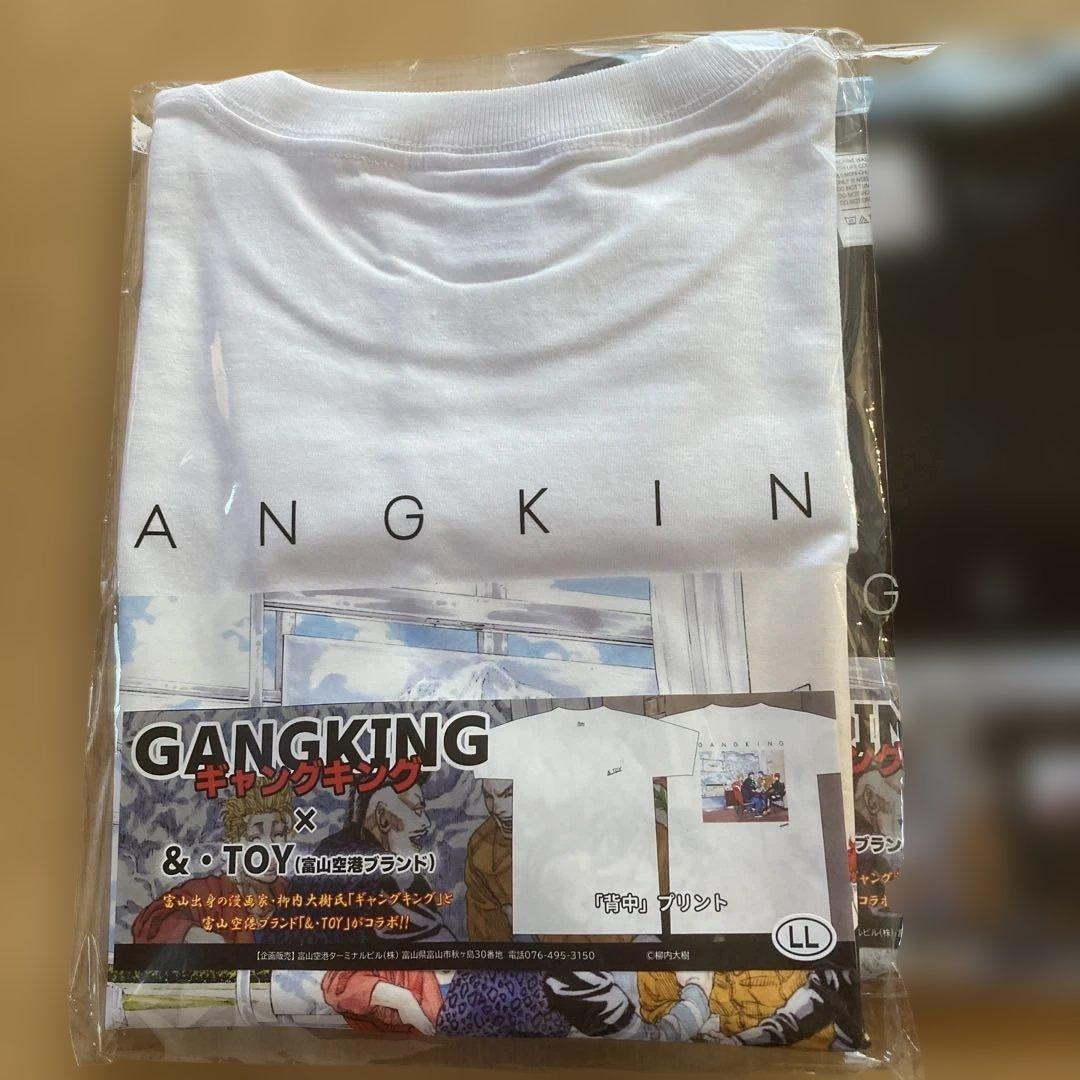 LLsize】ギャングキング 富山空港限定 Tシャツ 黒白 GANGKING - メルカリ
