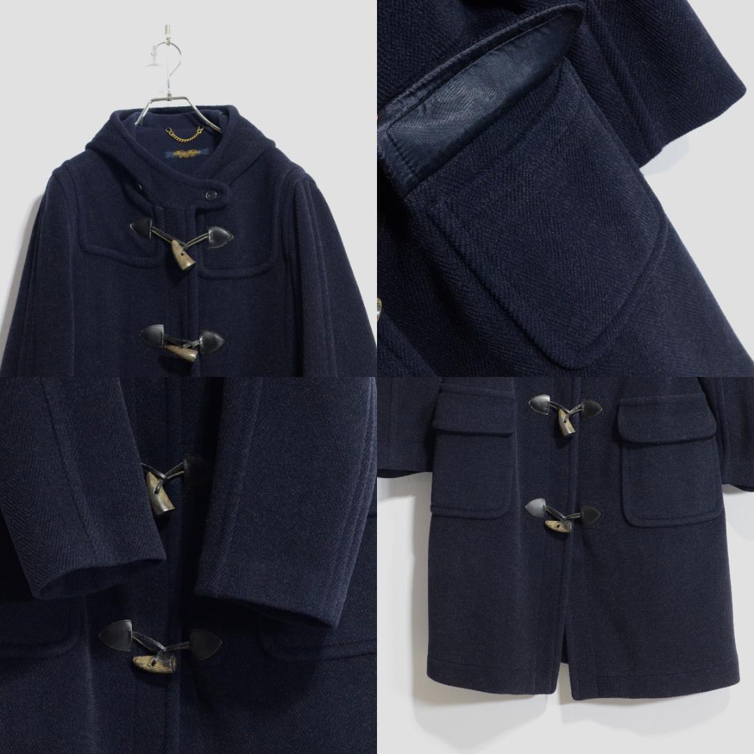 超極上品 ムーアブルック ブルックスブラザーズ 杢ネイビー ダッフル