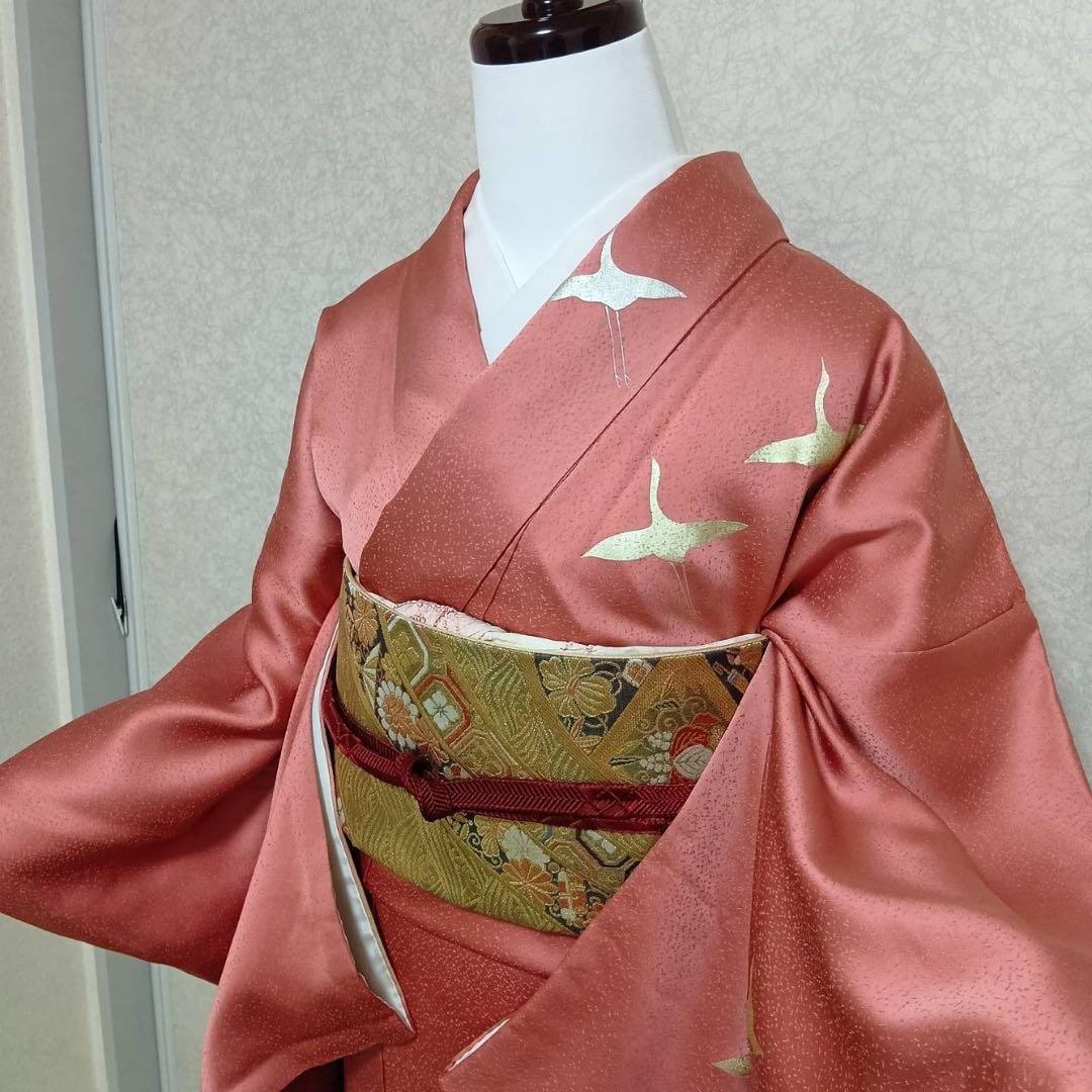やまと謹製 袷 正絹 友禅 訪問着 フルセット 状態良好 卒業式 入学式