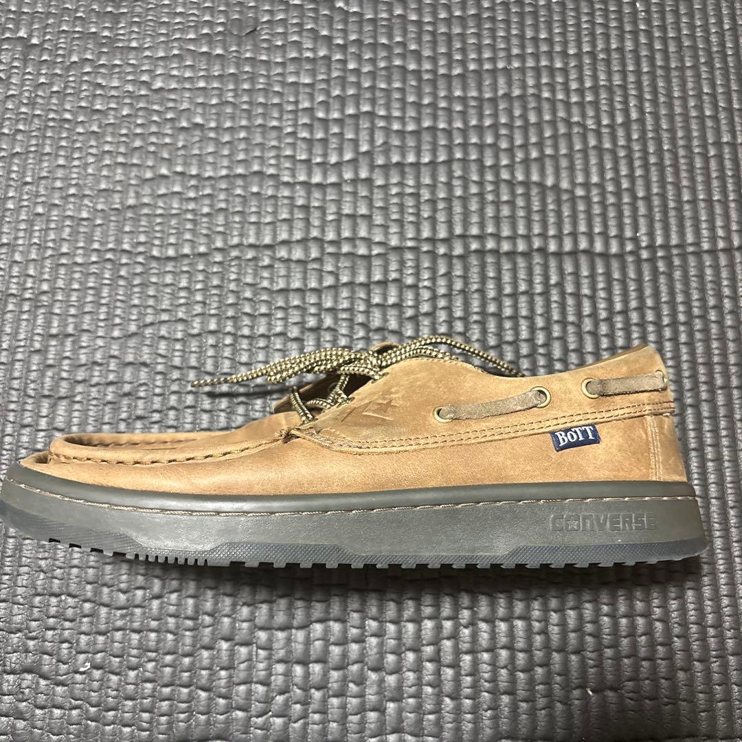 Converse BOTT ブラウン デッキシューズ - メルカリ
