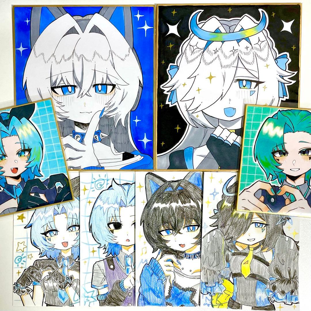 福袋】 手描き アナログ オリジナル イラスト - イラスト最高