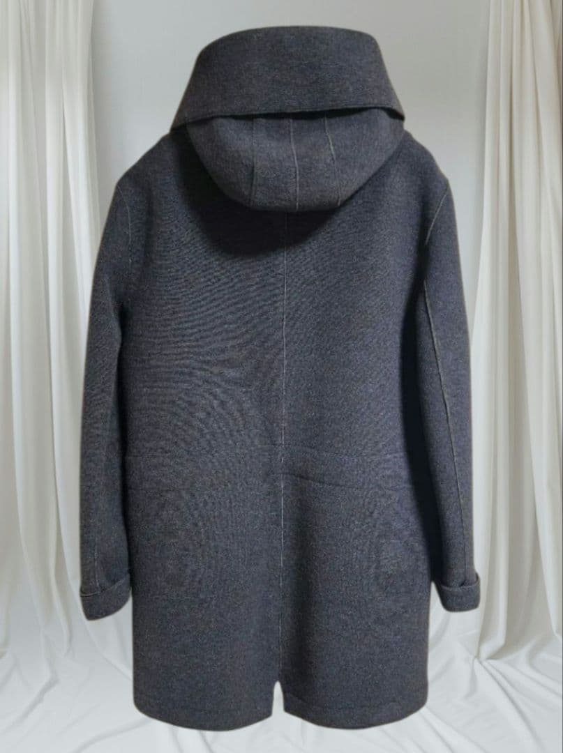 低 価格ファッション - 【美品】BOB ダークブルー フード付きダッフル