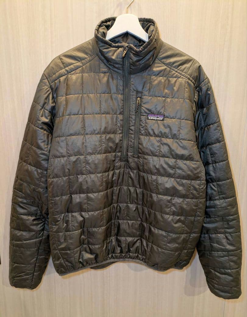 patagonia ナノパフ プルオーバー Mサイズ グレー プリマロフト - メルカリ