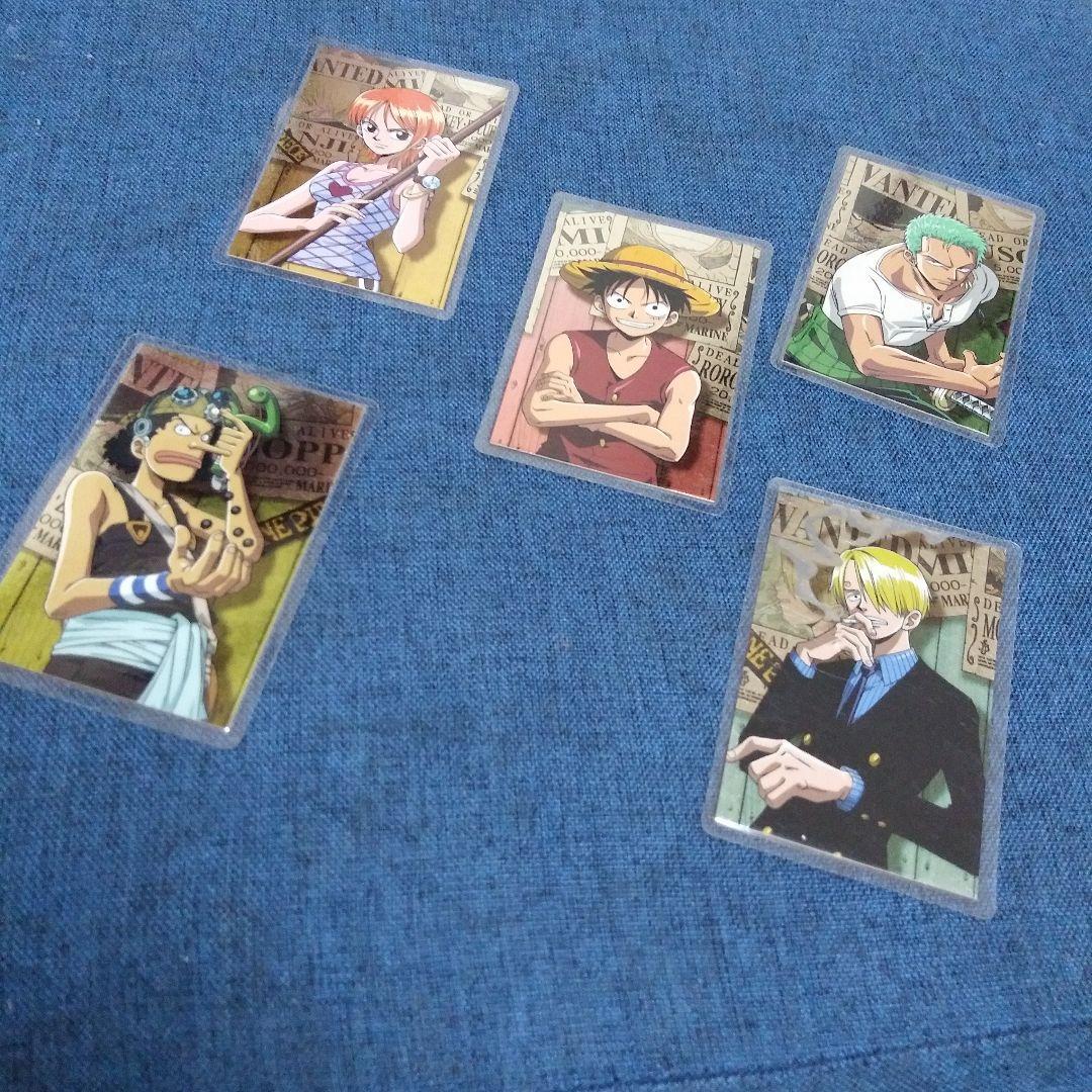 ONE PIECE ねじまき島の冒険 ラミネートカード 全種5枚セット - メルカリ