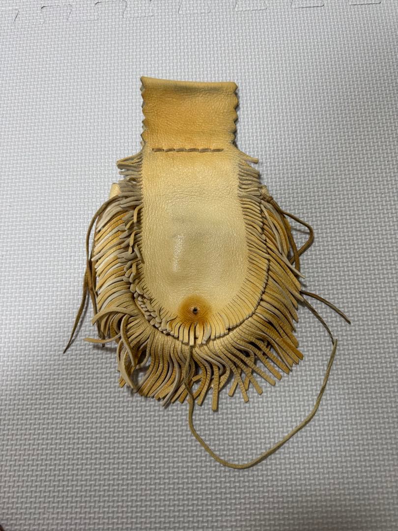 ゴローズ　フリンジバック ゴローズ goro's[希少] [美品]カスタムフリンジ付腰掛けバッグ(黒