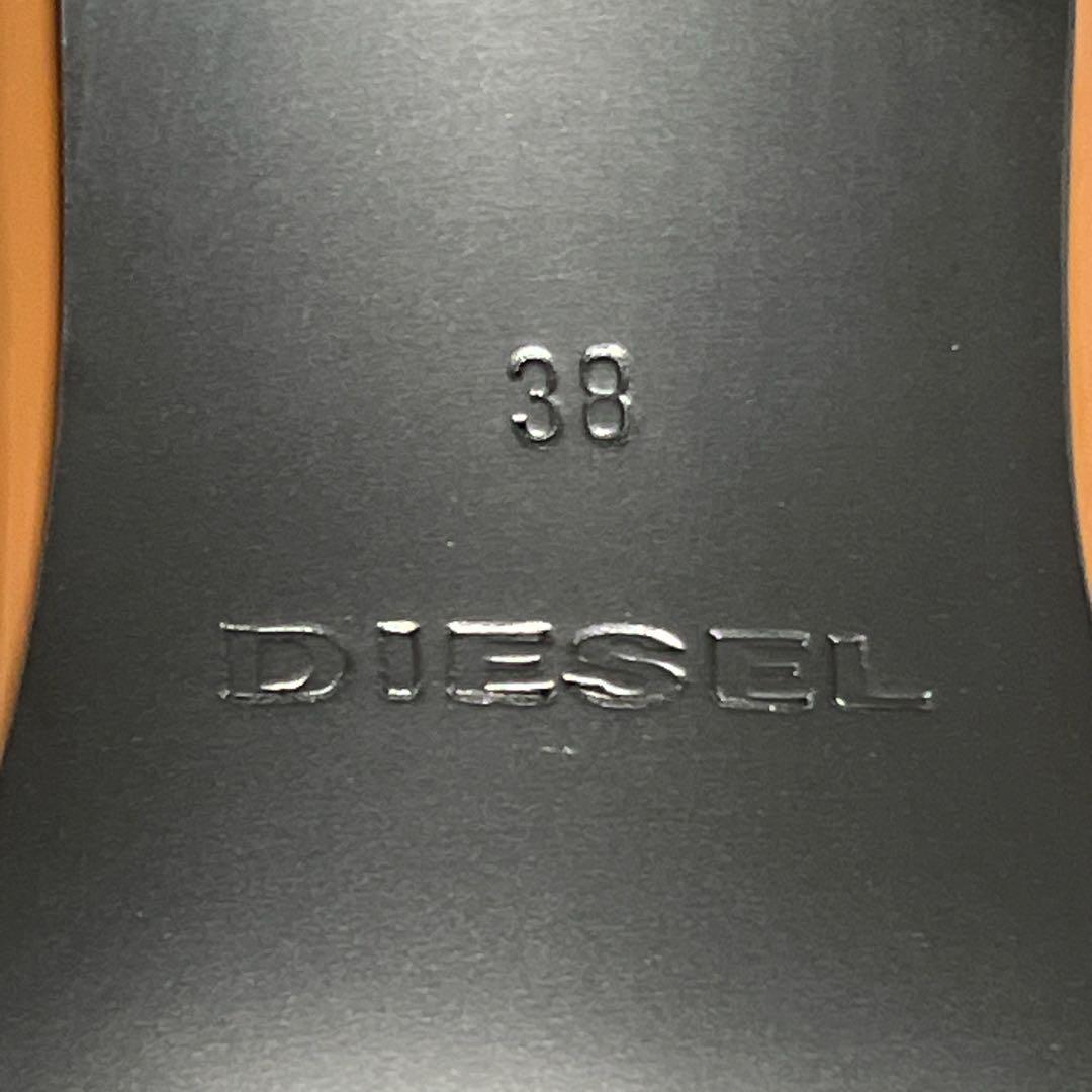 【美品】DIESEL ミュール 本革 キャメル 希少 24.5cm ブラウン