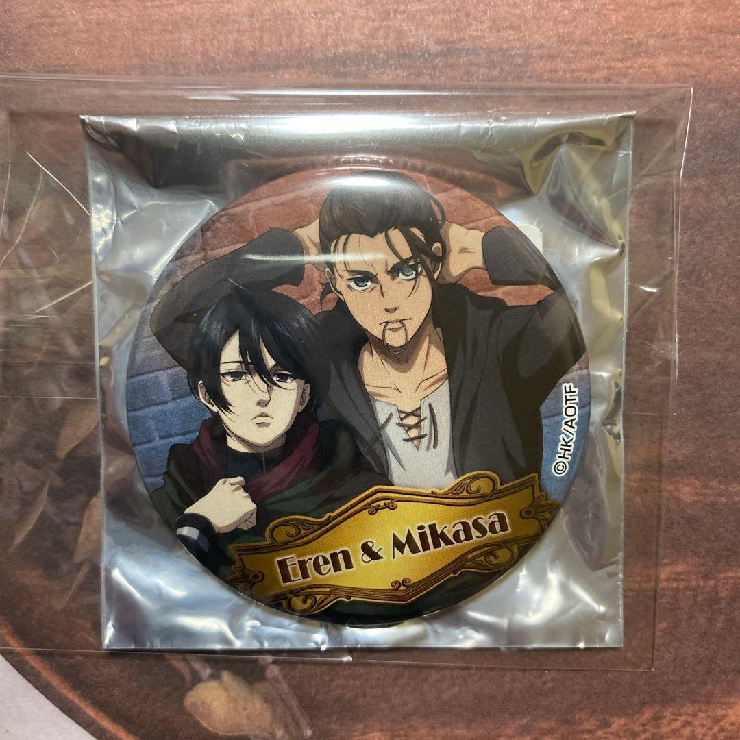 進撃の巨人 ミカサ エレン 缶バッジ The Final Season - メルカリ