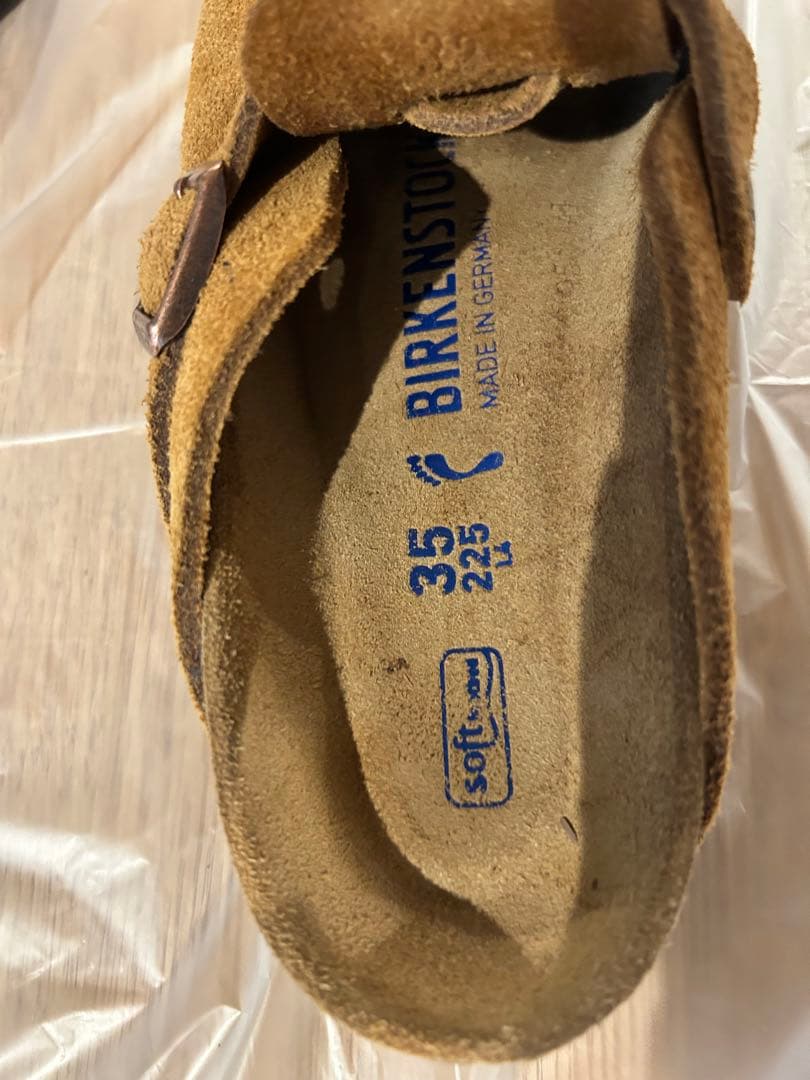 BIRKENSTOCK ボストン スエード ブラウン 22.5cm 35