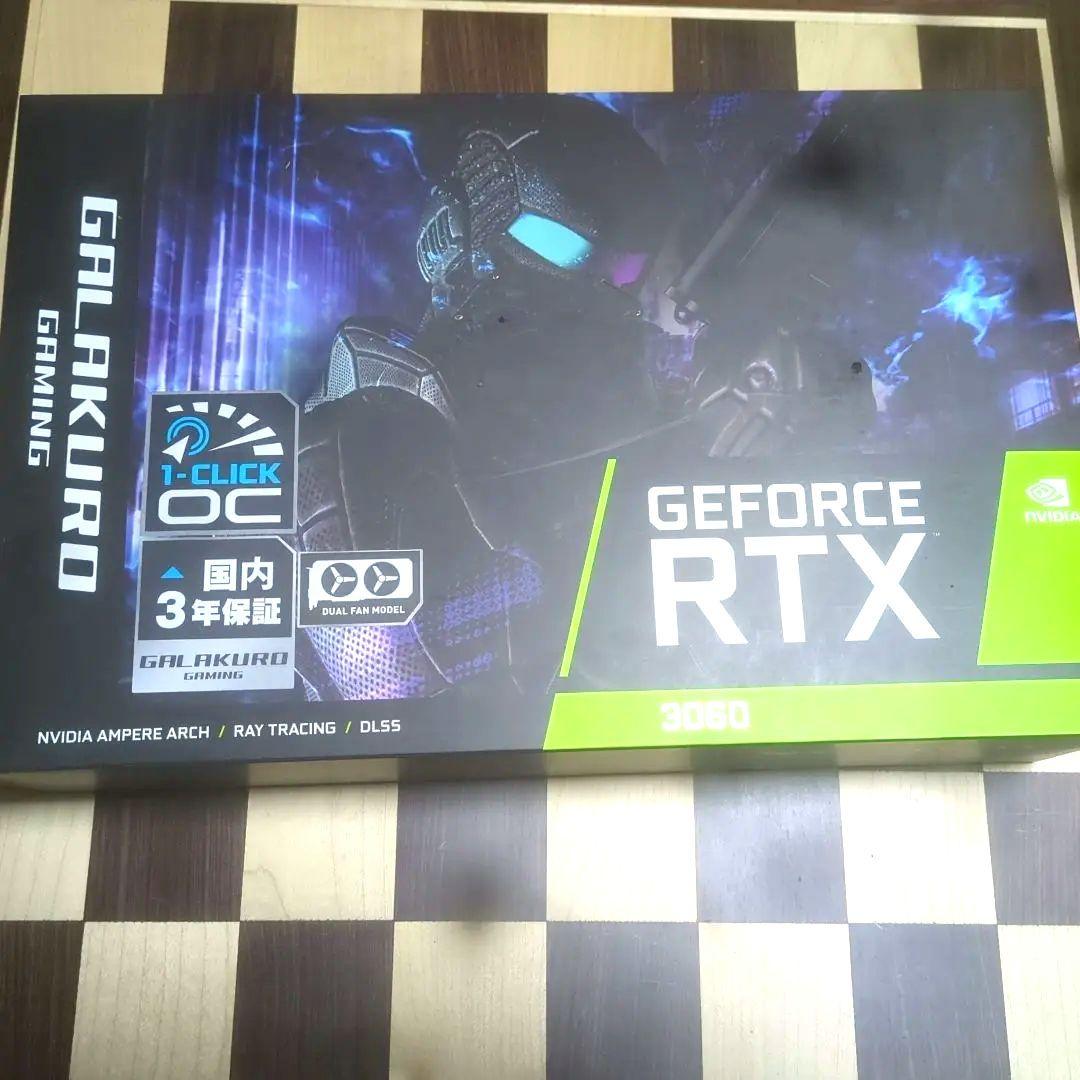 【新品未開封品】GEFORCE RTX 3060 12GB GALAKURO Amazon.com: NVIDIA GeForce RTX3060 GDDR6 Graphic Board 12 GB
