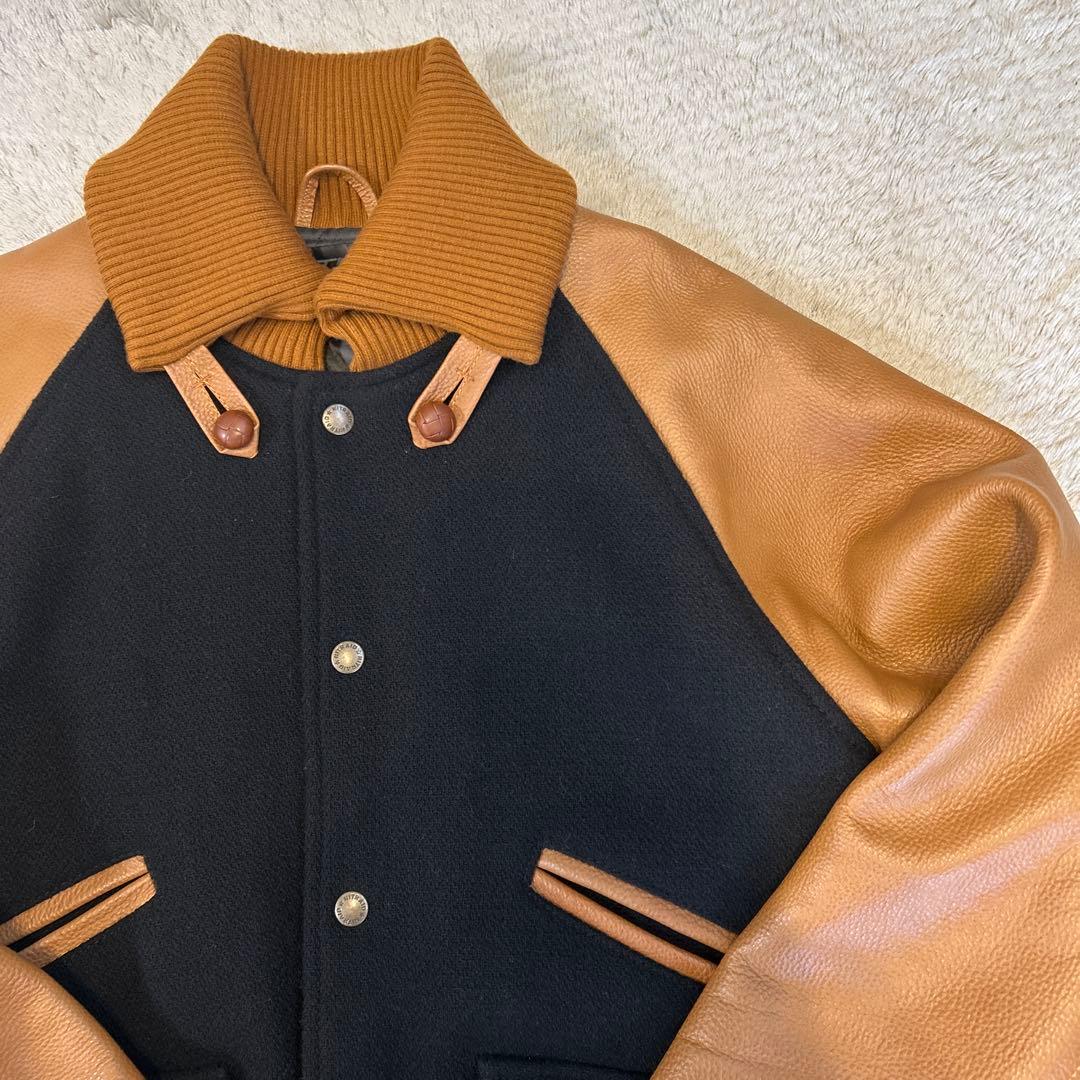 美品 NITRAID ナイトレイド CLUB JACKET スタジャン（L） 中古・古着通販】NITRAID (ナイトレイド) スタジャン ブラック サイズ