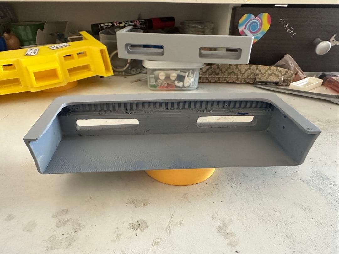 1/14 2トン キャンター ラジコン用 舟形バンパー ムネトラキャビンに