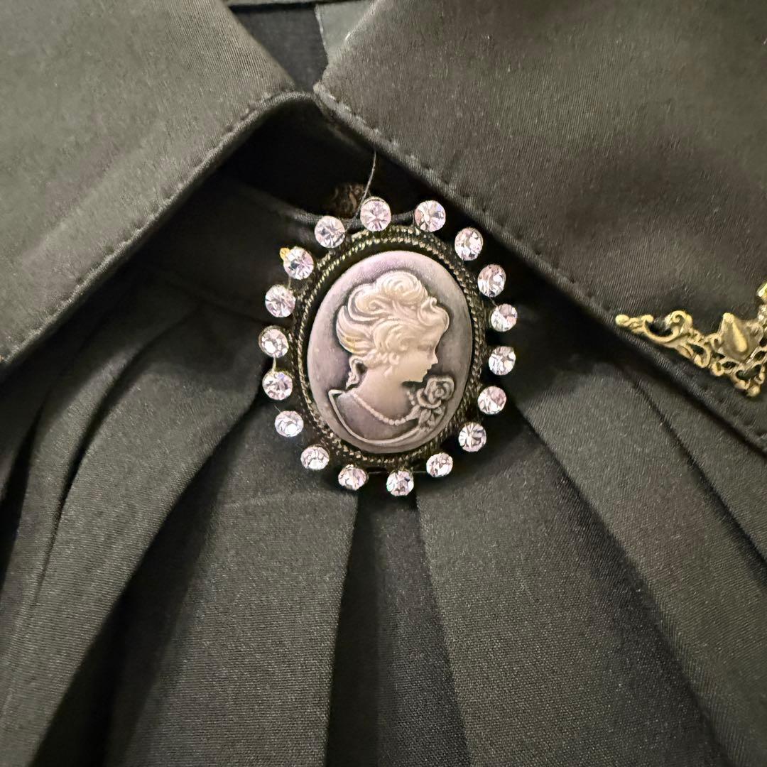 オッズオン ozz on ozz oneste ゴシック ブラウス ジャボ 黒 - メルカリ