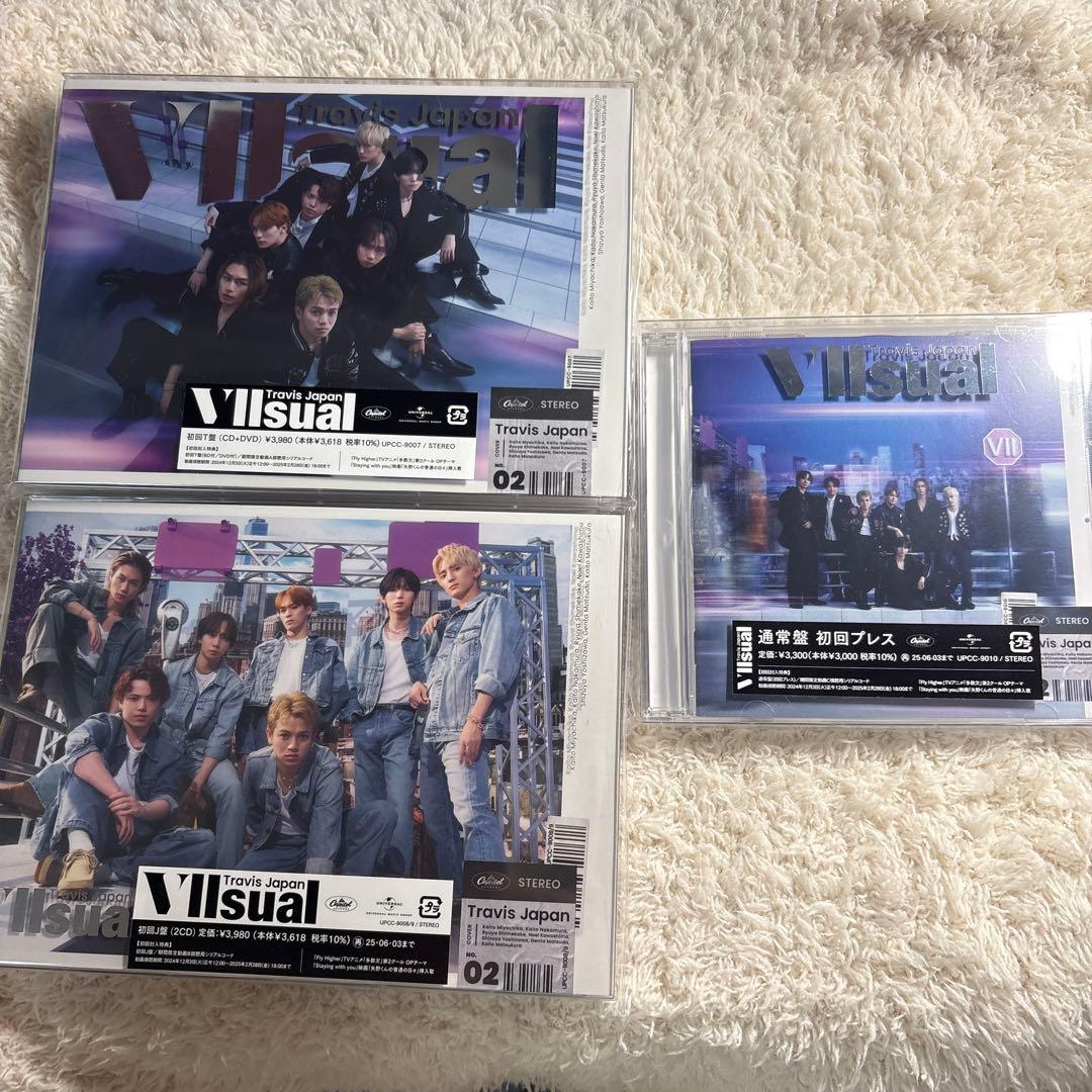 Travis Japan トラジャ VIIsual 3形態　新品未開封 楽天市場】【3形態DVDセット】 Travis Japan Concert Tour 2025