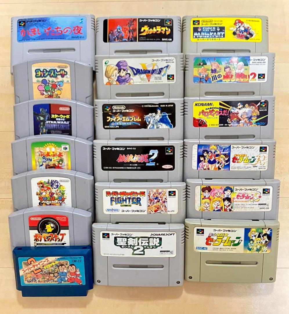 スーパーファミコン&64 ソフト19本まとめ売り 人気ソフトあり！ - メルカリ