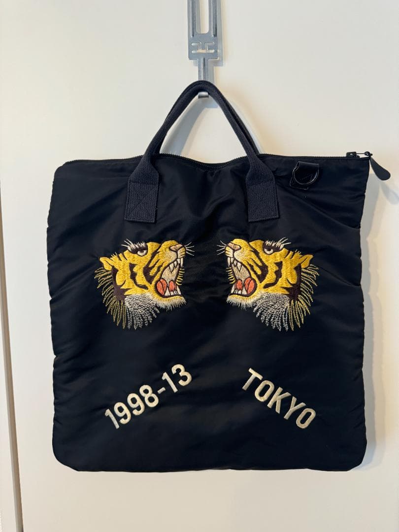 BEAMS BOY × テーラー東洋 スカジャン トートバッグ ヘルメットバッグ