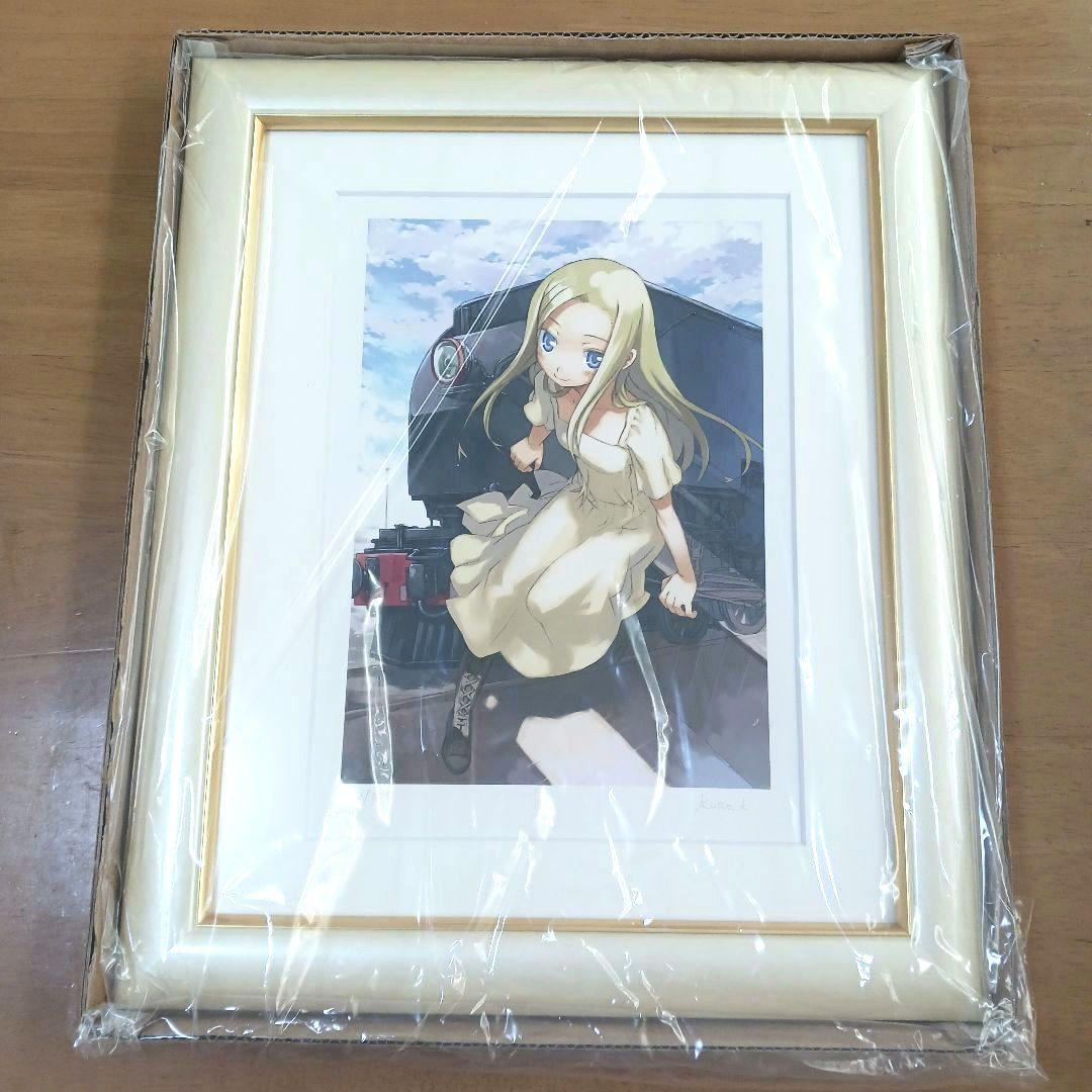 アリソン 直筆サイン入りカラー複製イラスト 黒星紅白複製原画 新品