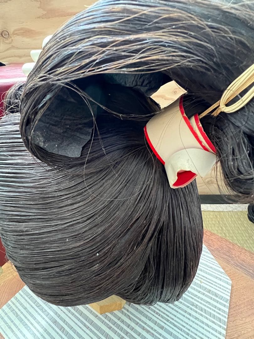 辰巳8号サイズ かんざし付き 辰巳商会 大衆演劇、日本髪かつら、ケース