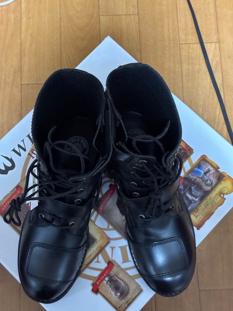 WILD WING 厚底ファルコン　ブラックWWM-0001ATU 25.5cm