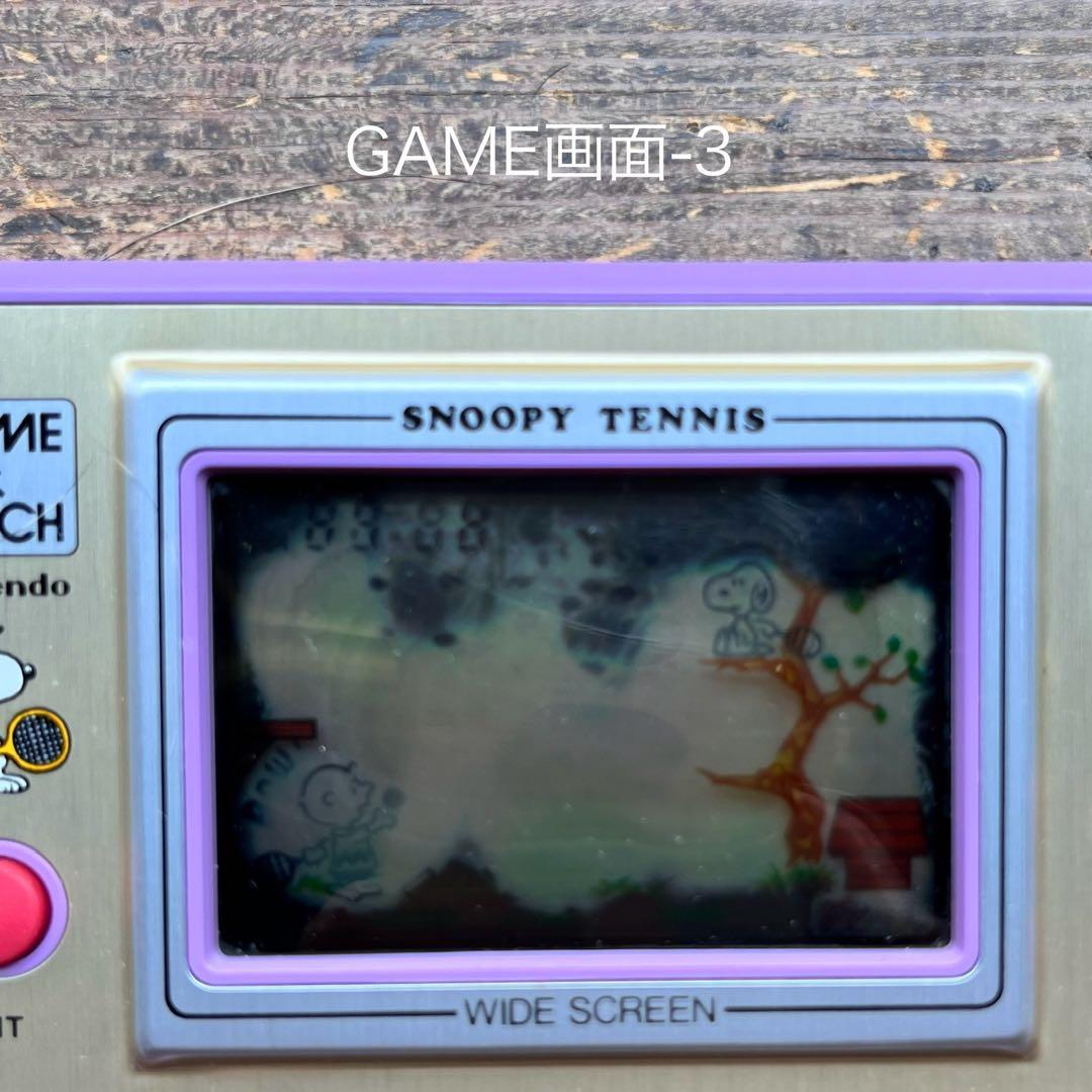 任天堂 ゲームウォッチ スヌーピー テニス 箱付き 液晶漏れあり - メルカリ