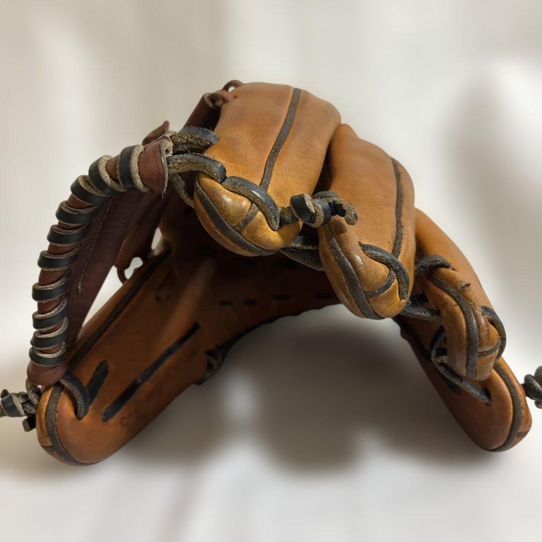 Mizuno ブラウンレザーグローブ 右手用 - メルカリ