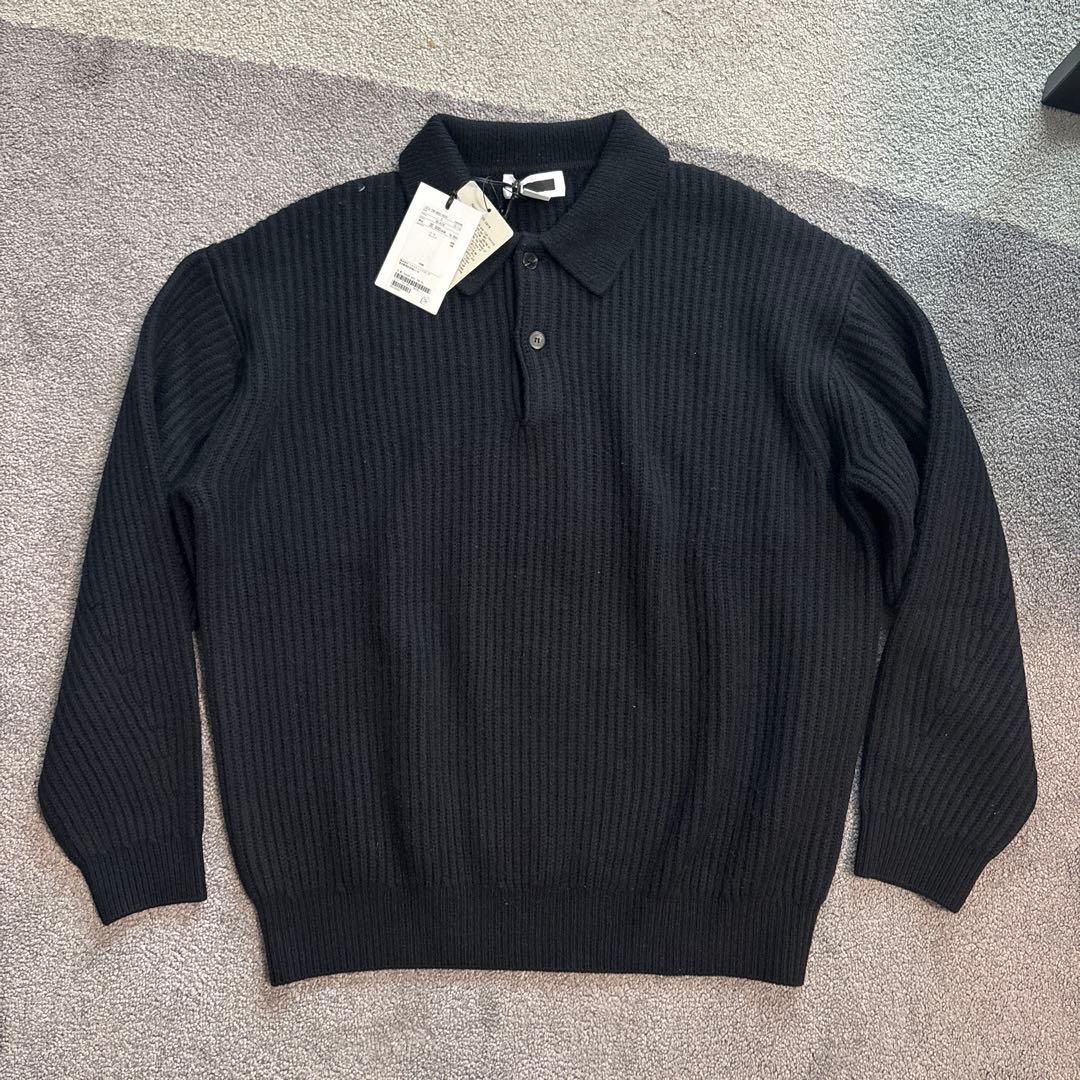H BEAUTY&YOUTH ウールカシミヤリブ2B ニットポロシャツ - メルカリ