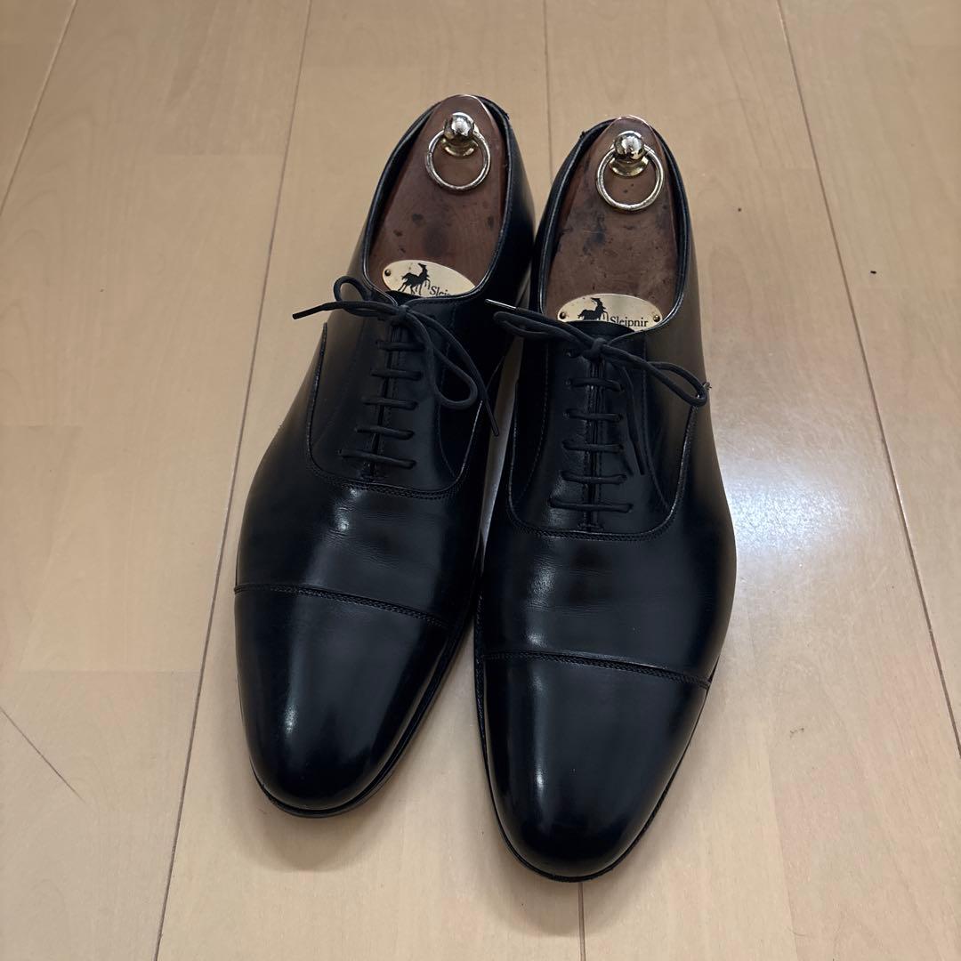 706.CROCKETT&JONES LONSDALE ストレートチップ 9E - メルカリ