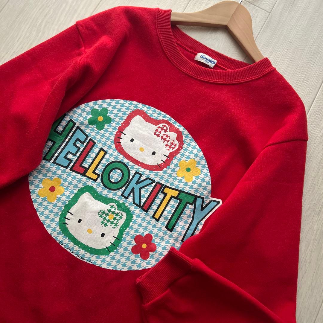 vintage HELLO KITTY ハローキティ90年代スウェットトレーナー - メルカリ