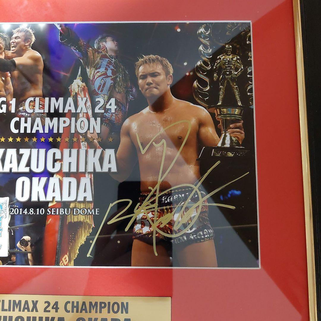 AEW (元新日本プロレス) オカダ・カズチカ 直筆サイン入りフォト