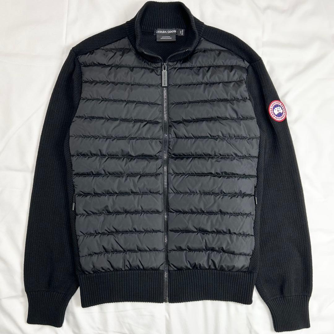 極美品   カナダグース ニットダウン 6830M メンズ ハイブリッジ ニット ジャケット(6830M)｜カナダグース (CANADA
