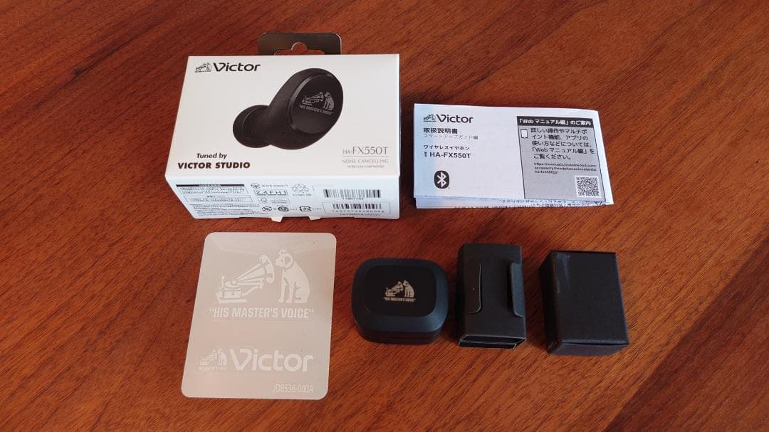 Victor HA-FX550T ワイヤレスイヤフォン ブラック HA-FX550T | ヘッドホン・イヤホン | Victor