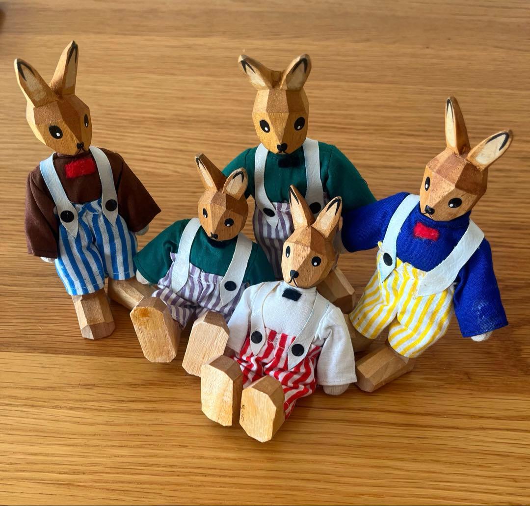 ハーン社 イースターバニー ドイツ 木工品 復活祭 ザイフェン