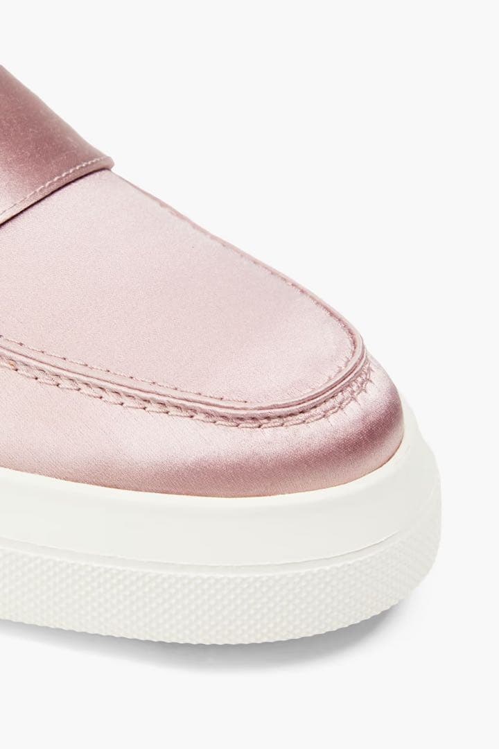 Tods サテンローファー ライラック EU37