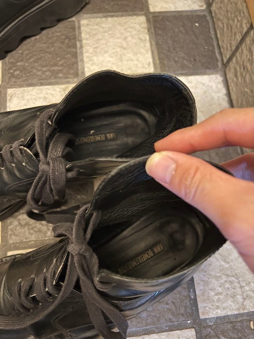 坂*本様 本人期Ann Demeulemeester 10ssカーフレザーシュー - メルカリ