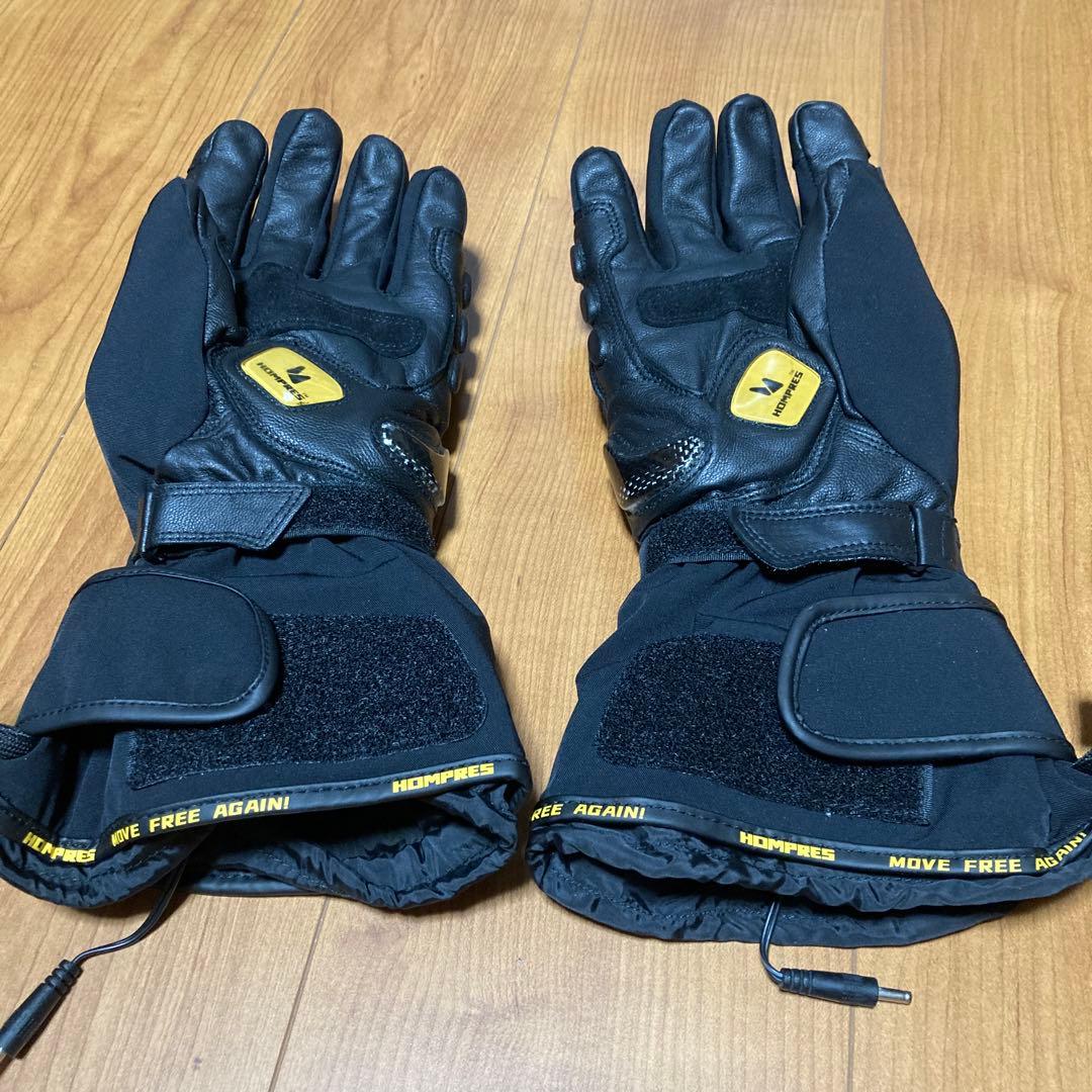 新品未使用】Hompres 電熱グローブ2022 バイク グローブ サイズXL