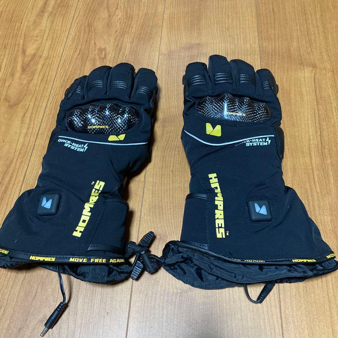 新品未使用】Hompres 電熱グローブ2022 バイク グローブ サイズXL