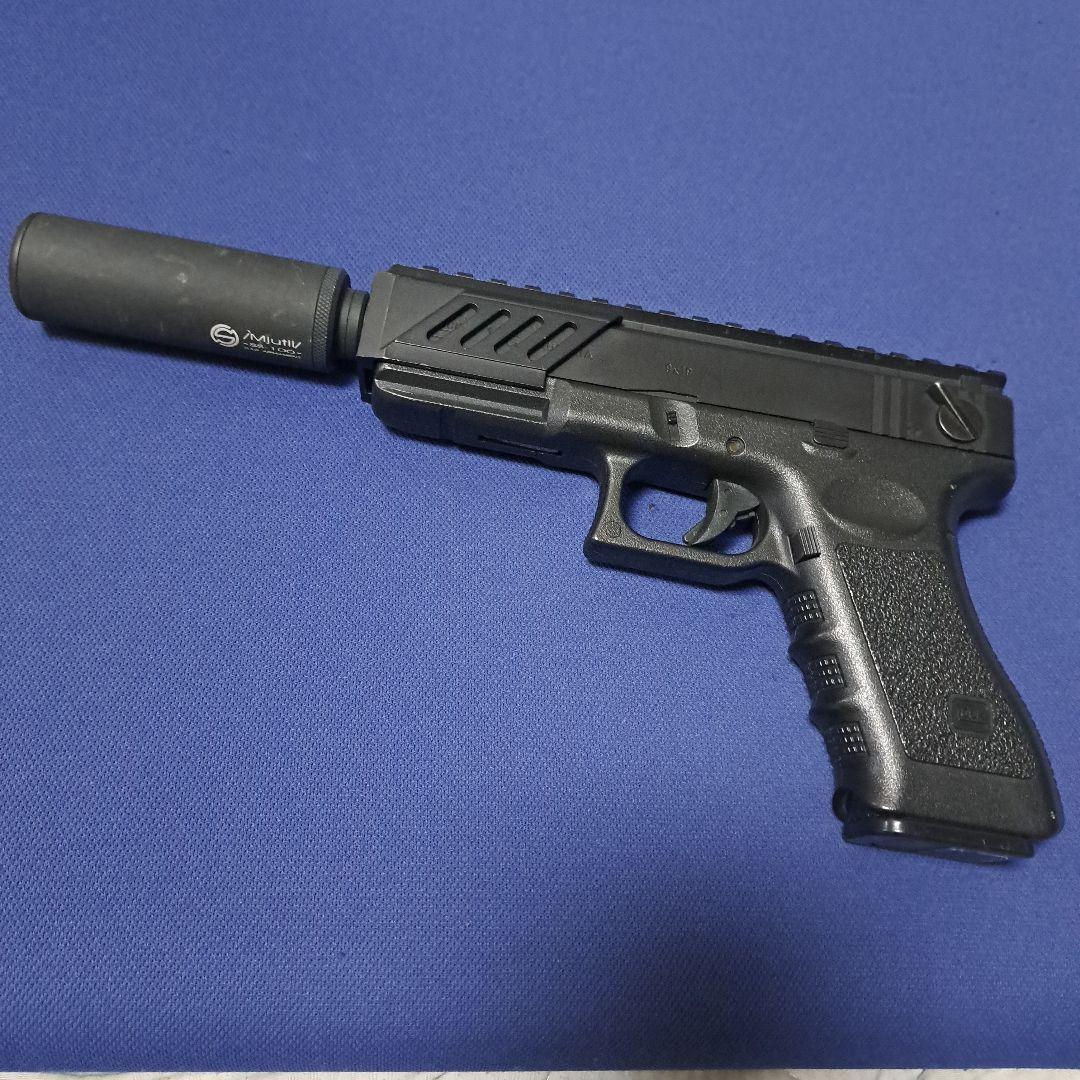 グロッグ18C電動東京マルイマウントレイルサイレンサー付き 楽天市場】東京マルイ 電動ハンドガン グロック18C用 アタッチメント