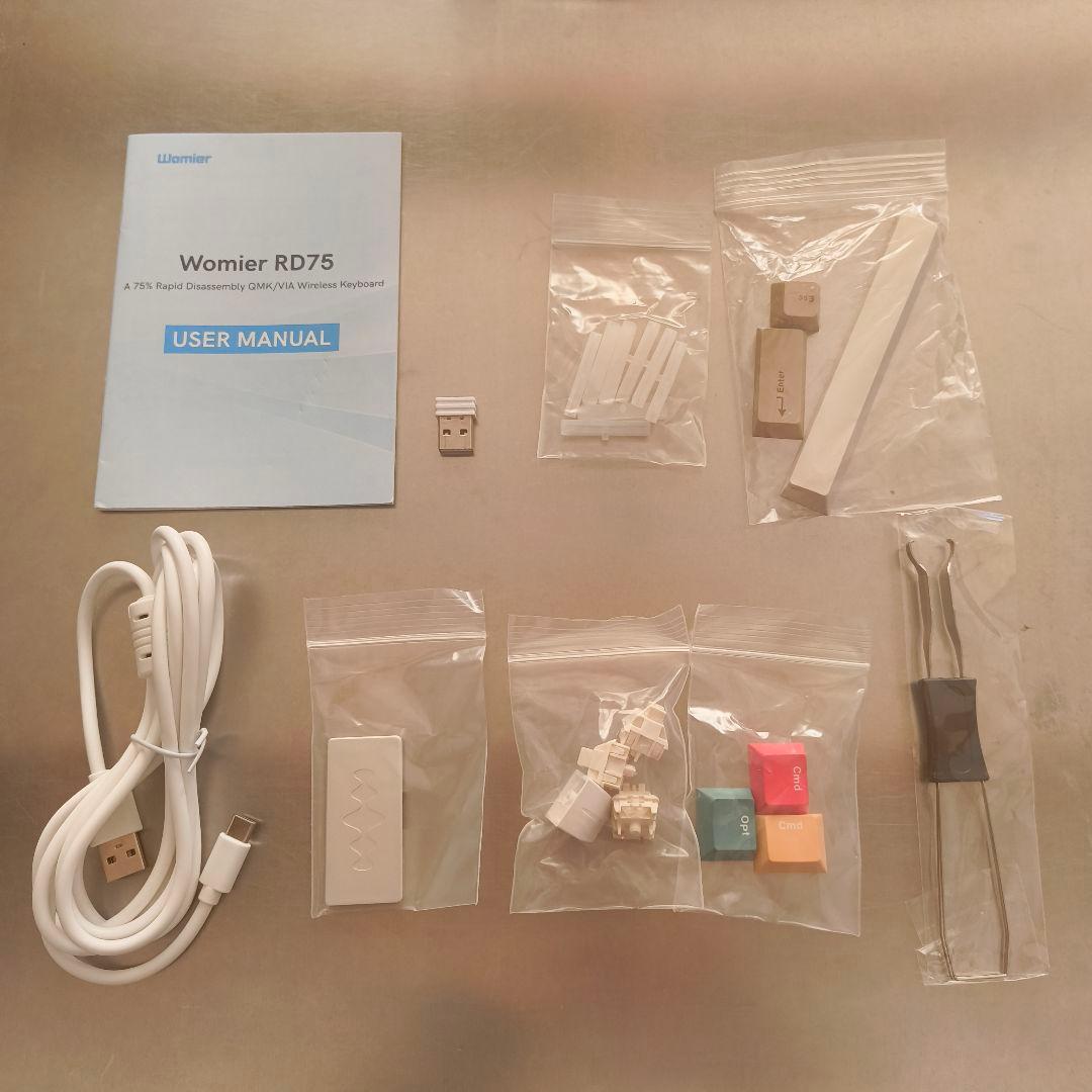 <付属品完備> Womier RD75 付属品完備> Womier RD75 - メルカリ