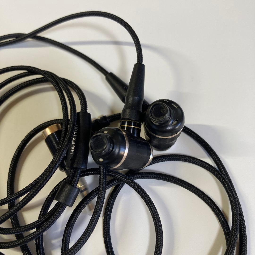 JVC HA-FX1100 有線イヤホン ウッド素材JVC HA-FX1100 有線イヤホン