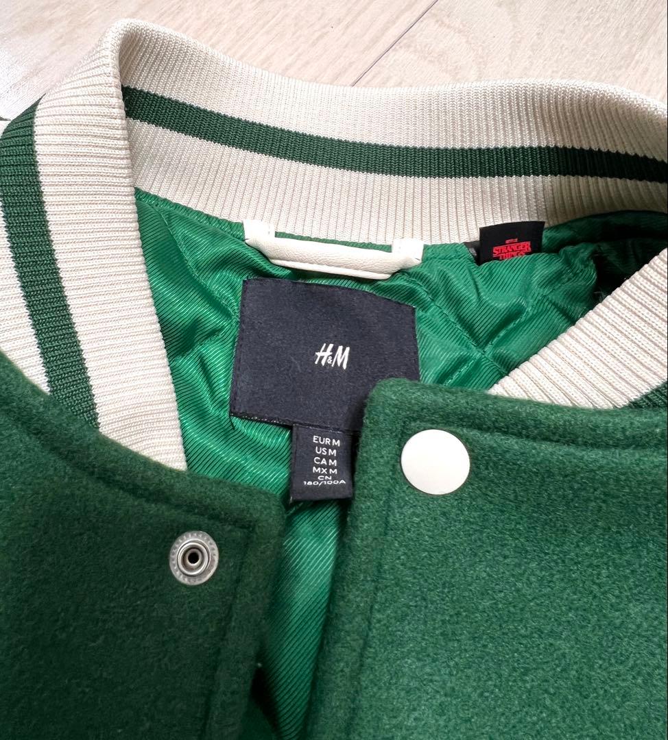 H&M Stranger Thingsコラボ スタジャンM 180/100A