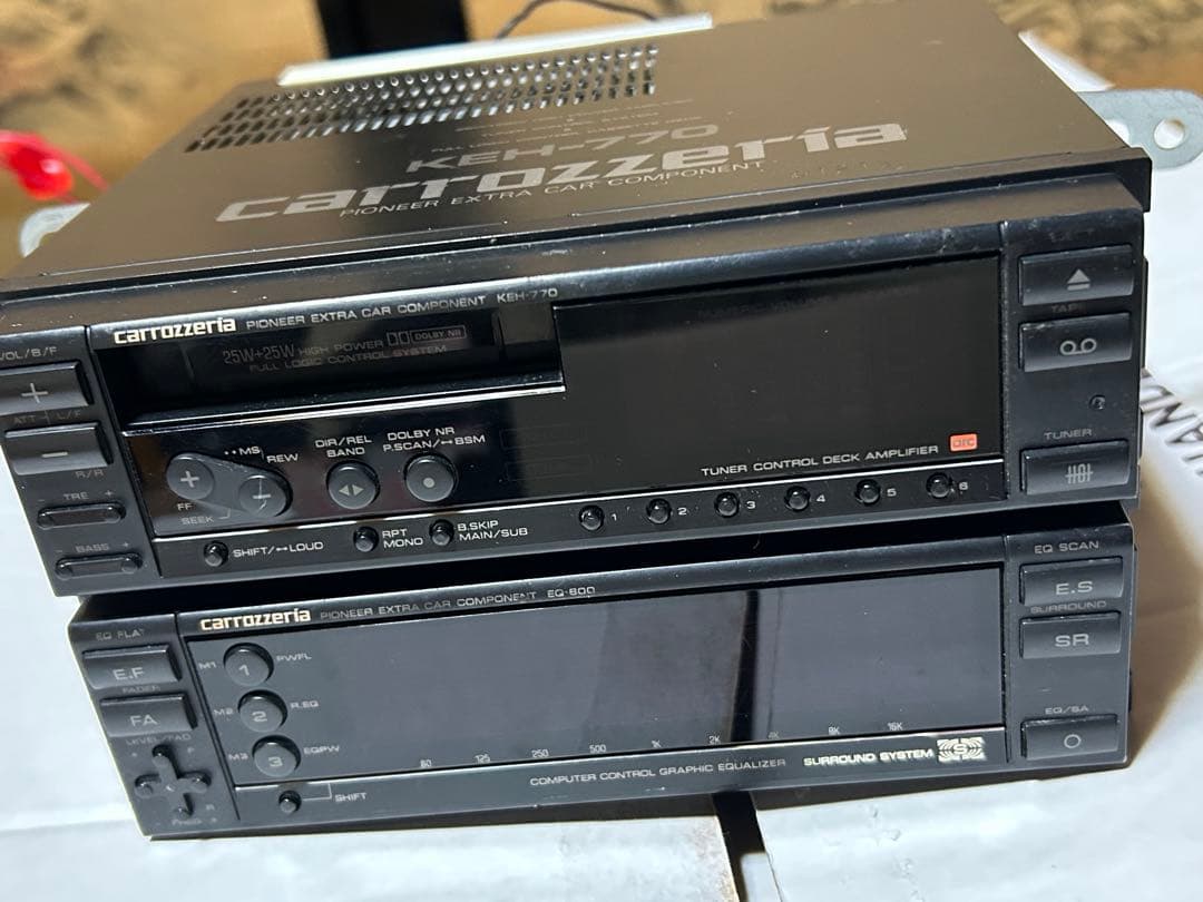 希少carrozzeria KEH-770 カーオーディオコンポーネント他セット 希少carrozzeria KEH-770 カーオーディオコンポーネント他セット