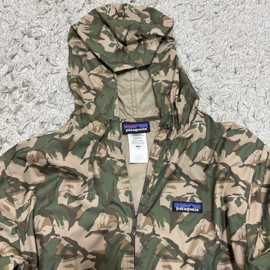激レア パタゴニア Patagonia ナイロンジャケット カーキ 迷彩柄 S